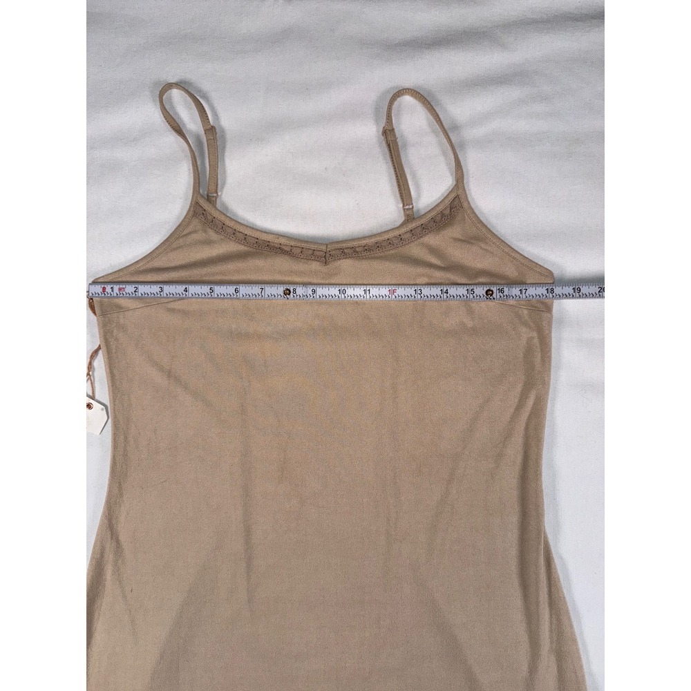Shyanne Tan Faux Suede Mini Dress Sleeveless Western Adjustable Straps Size M - Picture 6 of 9